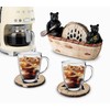 Bear Coasters Set of 6 Cute Table Coasters Resin Drink