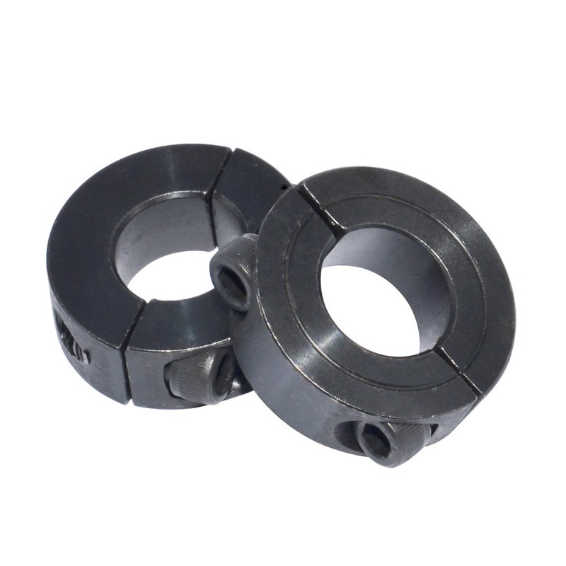 Double Split Shaft Collar 1" Bore Width 1/2 Inch Oxide