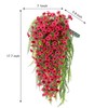 katflyee Artificial Hanging Flowers Plants for Outdoors, 3pcs UV &