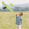 PUREZON Foam Airplane Toy, 4 Pack, 17 Inch, 4 Colors