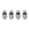 NovelBee 4pcs of 316 Stainless Steel Bimini Top Hinge Rail