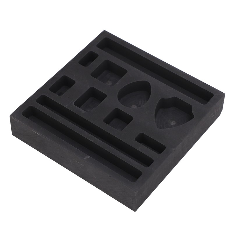 Graphite Ingot Mold for Metal Casting 11 Holes Easy Demoulding