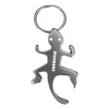 munkees Key Ring Lizard Bottle Opener Silver 34111, silver