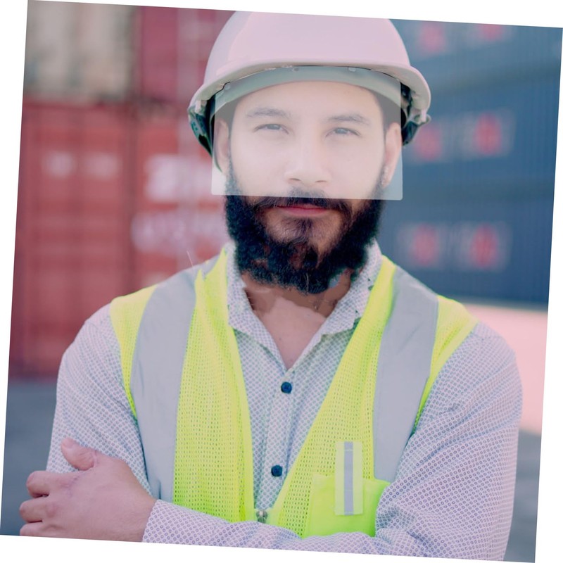 VILLFUL Organic Glass Lens Sandblasting Mask Sandblasting Hood Replacement Lens