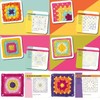 Cartoon Square Crochet Kit, 1 Set Colorful Crochet Kit with