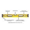 Swanson Tool Co., Inc 48-Inch Magnetic Box Beam Level (Yellow)