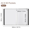 POERMA 2 Pcs Art Portfolio Folder A3, Diamond Art Storage