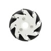 4Pcs 60mm Omnidirectional Wheel Aluminum Alloy Omni Directional Wheel Set
