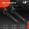 A-Premium 2 x Front Outer Tie Rod Ends, Compatible with