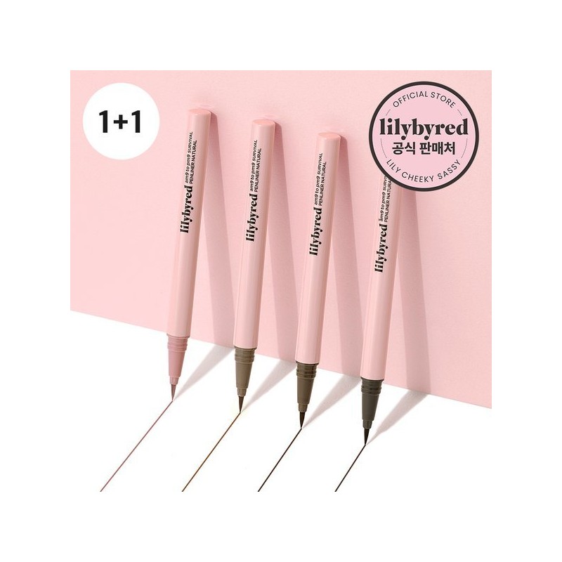 Lilybyred NEW 체리벨 에디션 오픈1+1 나인투나인 서바이벌 펜라이너 (+내추럴 포함)