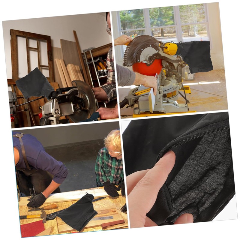 Operitacx Miter Saw Dust Collection Bag Durable Cloth Dust Extractor