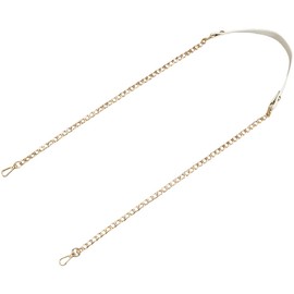 CALFOVERA 46.46 Inch PU Leather Purse Handles Gold Chain Strap Leather Shoulder Crossbody Chain Handbag Replacement Strap