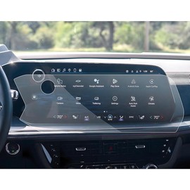 [UPDATED 4PCS for 2025 Chevy Tahoe Suburban Screen Protector [GPS 17.7 in+Dash 11 in] 2025 Tahoe [Navigation+Instrument] Screen Protector - Colour: 2025 Tahoe/Suburban 17.7 In