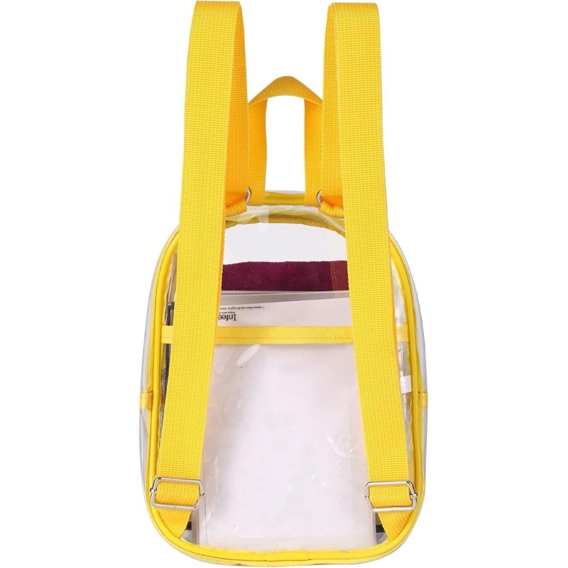 Unbranded Heavy Duty Clear Backpack Waterproof Transparent Sling Bag See