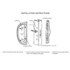 ALLYWASAI Patio Sliding Door Handle Set, Perfect Replacement Mortise Style