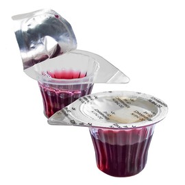 Truevine Economy Communion Cups and Wafer Set - Prefilled Cups with Fresh Unleavened Bread & Grape Juice - Carefully Packaged & Easy to Open Elements for your Church Services (250 Count)