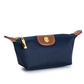 Zitokin Womens Unique Change Purse Vintage Nylon Zip Coin Wallet Mini Bag (Royal Blue)