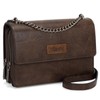 Wrangler Flap Crossbody Purse for Women Shoulder Bag Vintage Wallets