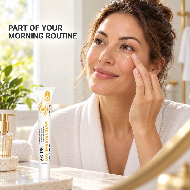 Daytime Eye Cream for Dark Circles & Puffiness, with Caffeine,