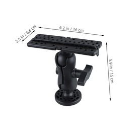 Operitacx 1 Satz Drehbarer Fischfinder Halter Nylon Fischhalterung für Boot Stabil Langlebig Verbessert Sichtbarkeit Komfort Beim Angeln Installieren