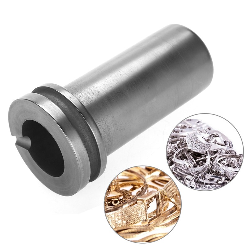 1kg Graphite Crucible Metal Melting Gold Silver Scrap Furnace Casting