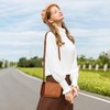 SENDEFN Crossbody Purse for Women Leather RFID Wallet Purse with