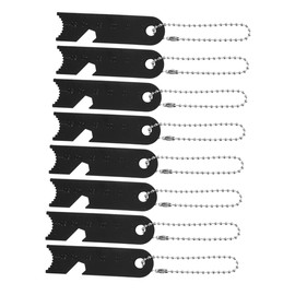 Kisangel 8pcs Camping Fire Starter Flint Scrapers Manganese Steel Rod Set Outdoor Emergency Survival Tool