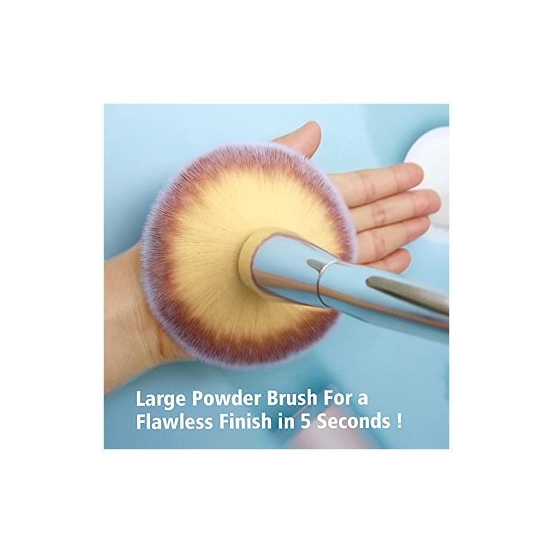 Foundation Brush Makeup Powder Brush Face Brush for Stippling Liquid