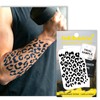 Semi-Permanent Tattoo, Rosettes Pattern, DIY Cut-to-Shape Leopard Print, Long Lasting