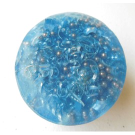 1 Light Blue Tower Buster Orgone Generator Energy Accumulator PERFECT GIFTING TOOL!!!! Made 7.83/432/528Hz Frequency with OM Chants Many Beautiful Ingredients!!