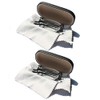 2 Packs Metal Folding Reading Glasses with Case Slim Stylish