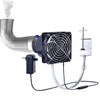 Fume Extractor Adjustable Suction Power Solder with 10-foot smoke exhaust