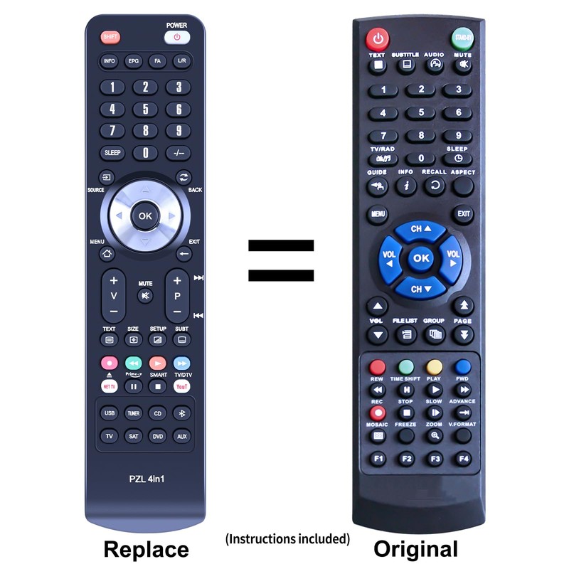 Ersatz Fernbedienung für Clarke Tech C-Tech HD4100 HD5000 HD5100-C Set