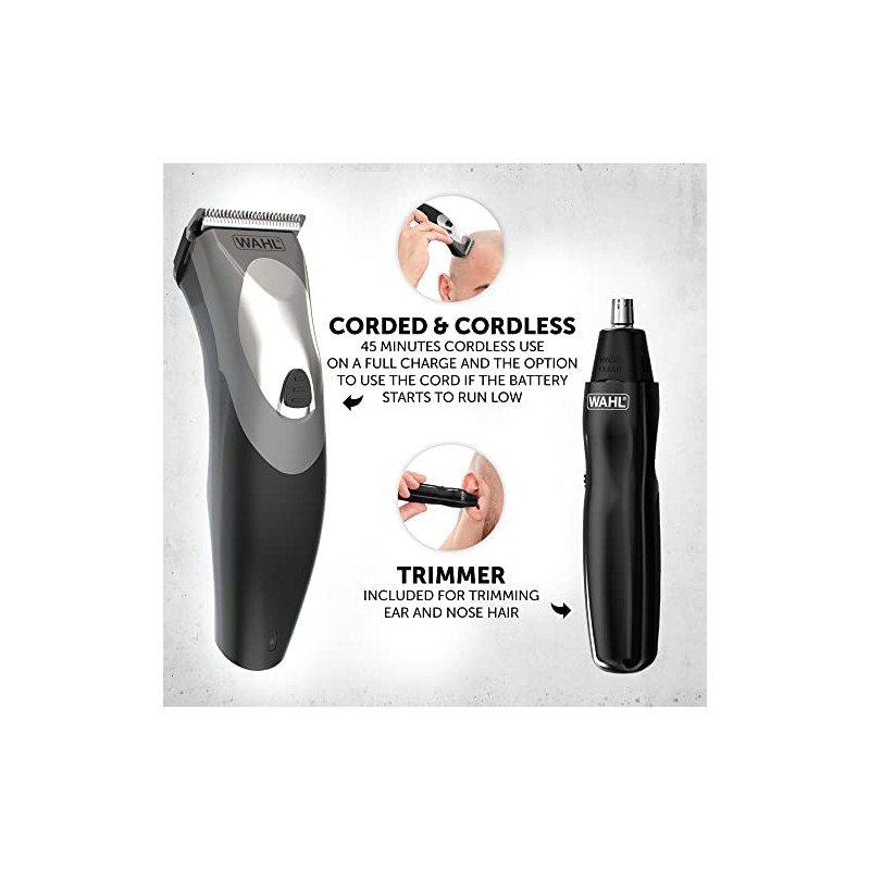 Wahl- 9639-800 Professional Clip & Rinse Washable Haircutting Kit New