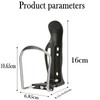 Xutong Bike Water Bottle Cage, Black, Aluminium, Adjustable, Secure, Anti-Rust,