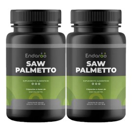 Saw Palmetto 1000 Mg | 120 Cápsulas Pack 2 Frascos Sabor Sin Sabor