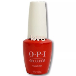 OPI Gel Nail Polish 0.5fl.oz UV/LED Gel Color GC L64- Cajun Shrimp