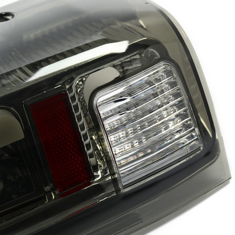 KUAFU Pair Tail Light Assembly Compatible with 1990-1997 Ford F150