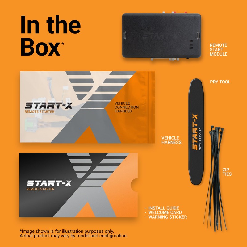 Start-X Remote Start Kit for Non-Hybrid Highlander, C-HR, Land Cruiser