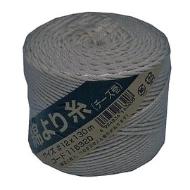Matsuura Industry Cotton Twine No. 12 Thickness Approx. 0.06 inch (1.5 mm), Length 312.8 ft (130 m) (Pure Cotton)
