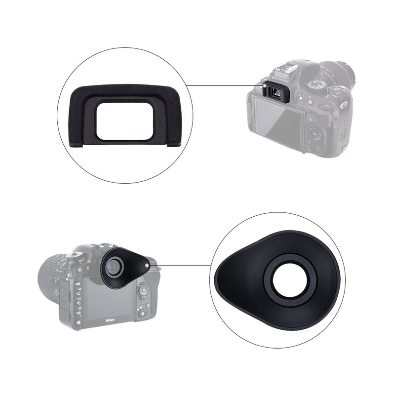 JJC Eyecup 2 Pack Rubber Eyepiece for Nikon D5600 D3500