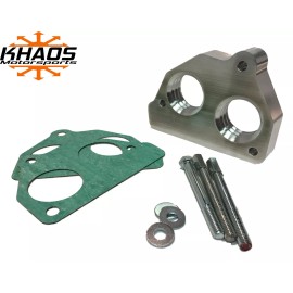 Khaos Motorsports Helix Bore Throttle Body Spacer 87-95 Chevy GMC 4.3L 5.0L 5.7L