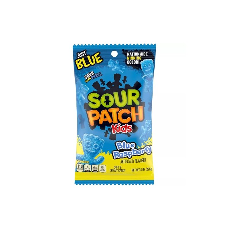 Sour Patch Blue Raspberry 8oz / 226g - American Candy