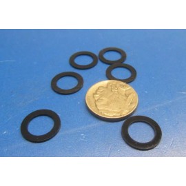 Unbranded Nylon Black Washer,  5/16" Screw, .570" OD x .375" ID x .031 Thick, 100 Pcs