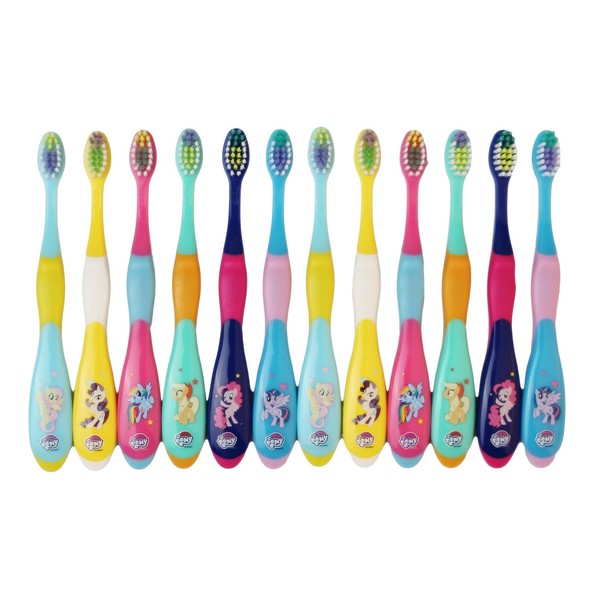TheWoodland MyLittlePony Kids Toothbrush for 3-6 Years Children Assorted Colors 12 Pack