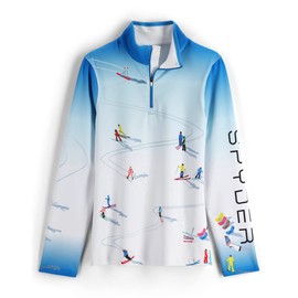 Spyder Womens Birds Eye Half Zip T-Neck