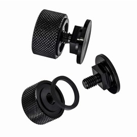 2Pcs Welding Hood Helmet Fasteners, Soldering Hood Fasteners Quick Release Buckles for Welding Hood Headgear Parts, Black