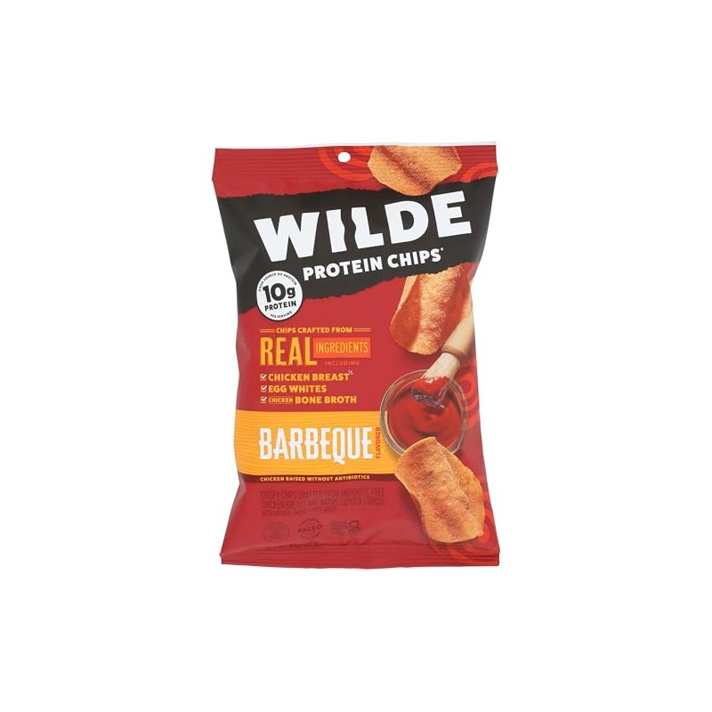 Wilde Snacks Chips Protein Bbq 4 OZ