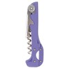 Franmara Boomerang Two-Step Corkscrew Wine Opener with Built-In Foil Cutter and Bottle Opener - Purple
