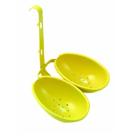 Eddingtons Egg Poacher, Double, Yellow